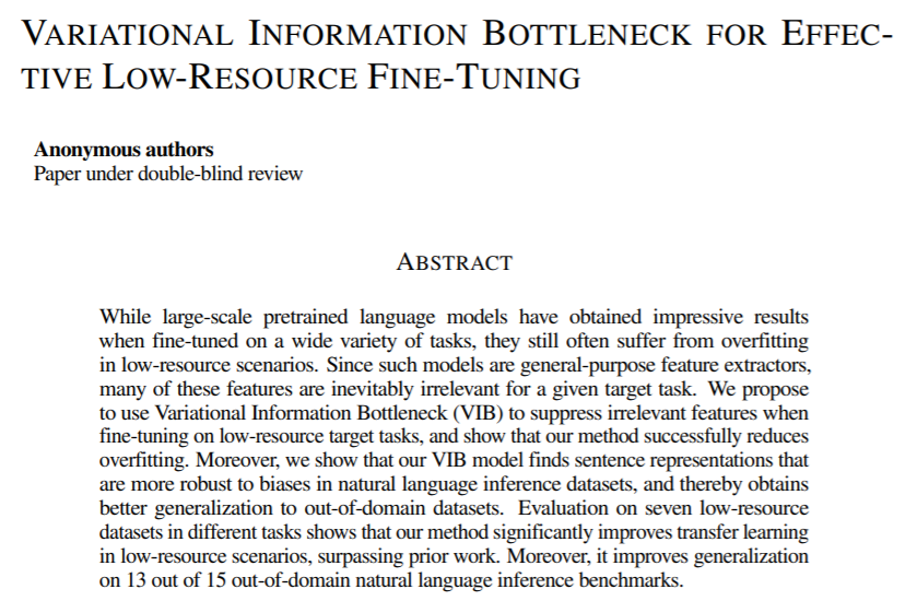 ICLR 2021投稿中值得一讀的NLP相關論文