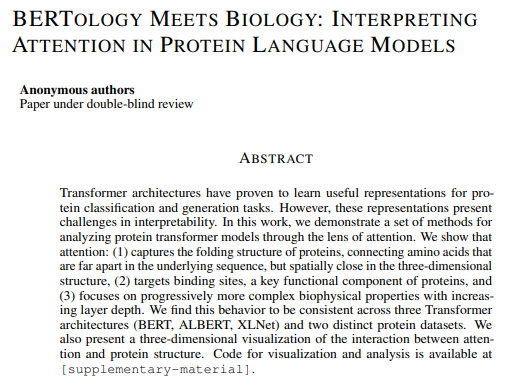 ICLR 2021投稿中值得一讀的NLP相關論文