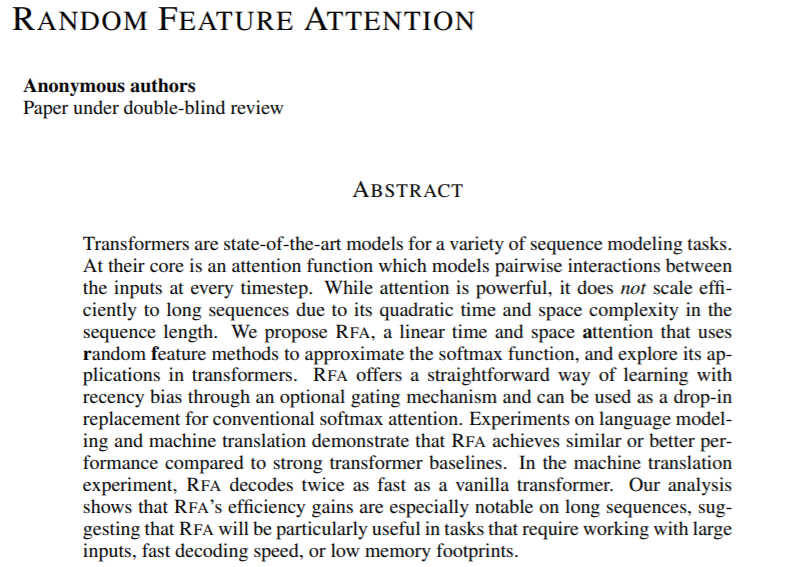 ICLR 2021投稿中值得一讀的NLP相關論文