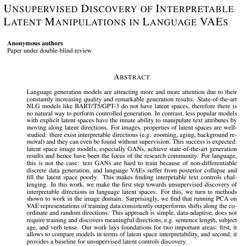 ICLR 2021投稿中值得一讀的NLP相關論文