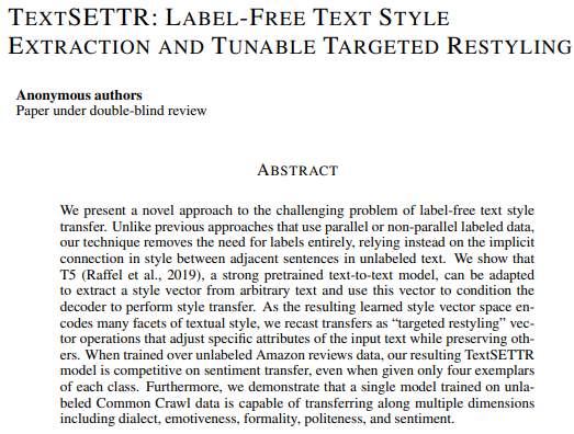 ICLR 2021投稿中值得一讀的NLP相關論文