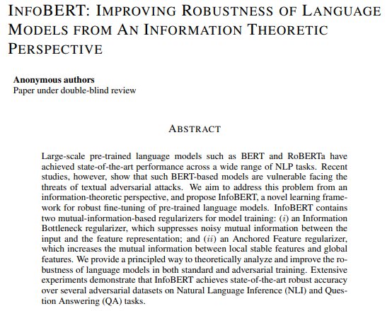 ICLR 2021投稿中值得一讀的NLP相關論文