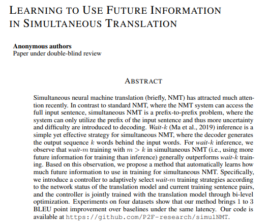 ICLR 2021投稿中值得一讀的NLP相關論文