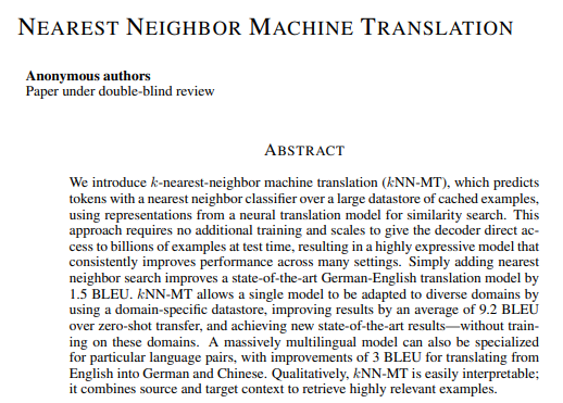 ICLR 2021投稿中值得一讀的NLP相關論文