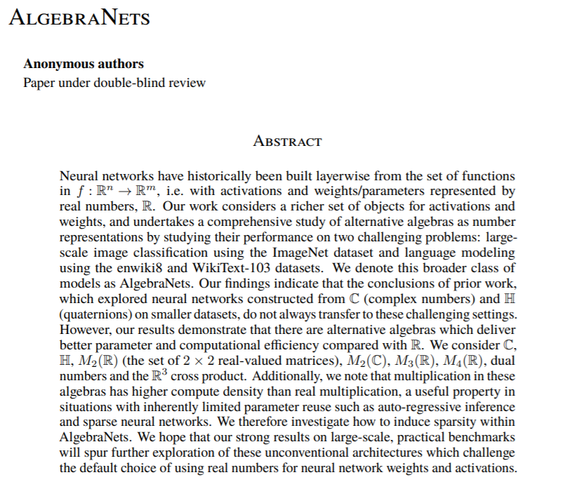 ICLR 2021投稿中值得一讀的NLP相關論文