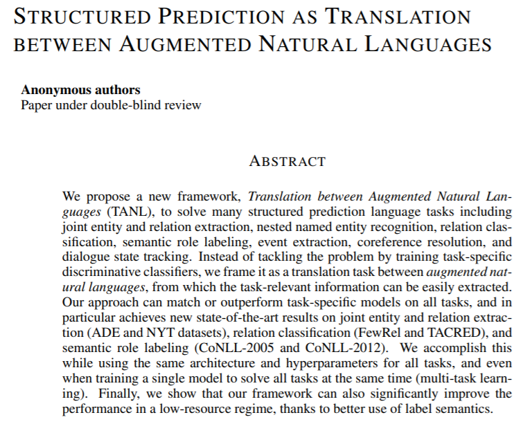 ICLR 2021投稿中值得一讀的NLP相關論文