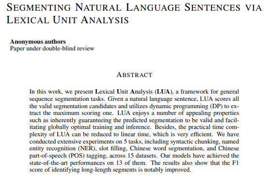 ICLR 2021投稿中值得一讀的NLP相關論文