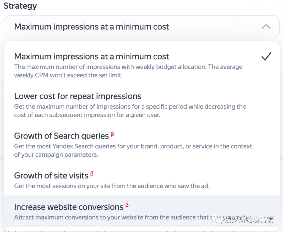 通过“增长网站目标活动”新战略，获得更多来自展示广告的请求和订单