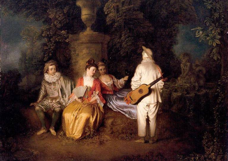 华托(jean-antoine watteau)作品