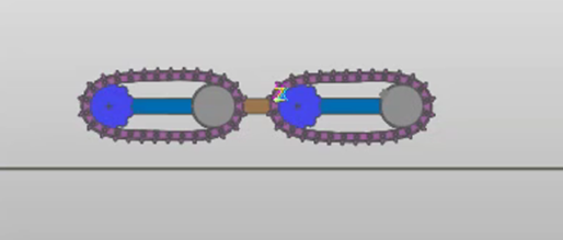 履带建模常见问题及解决方法-履带翘头、悬浮、偏轨问题的图2