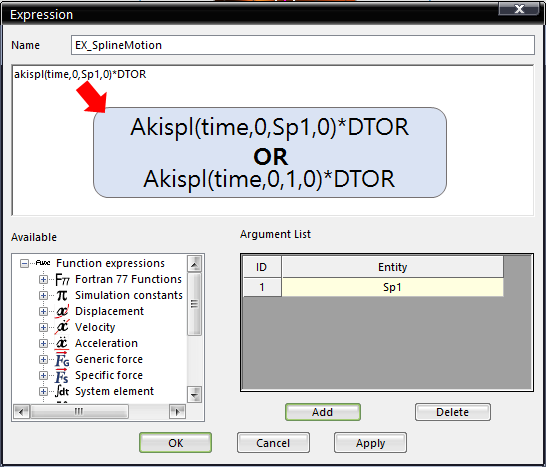 技术小贴士：如何将实验中测量的Spline数据应用于RecurDyn？的图2