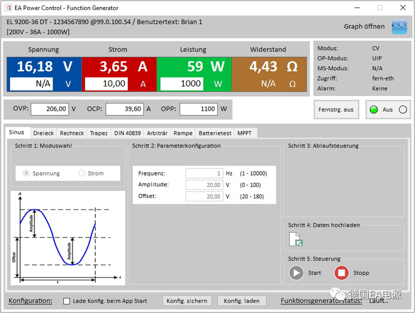 EA Elektro-Automatik 为燃料电池测试参数