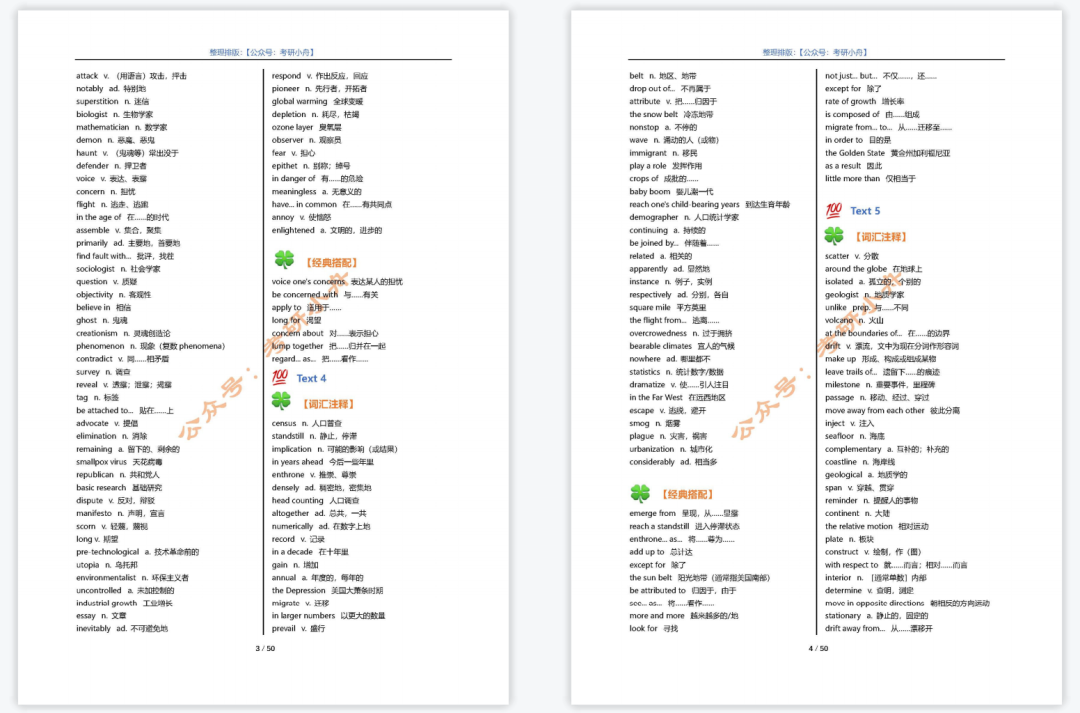 考研英语二词汇pdf