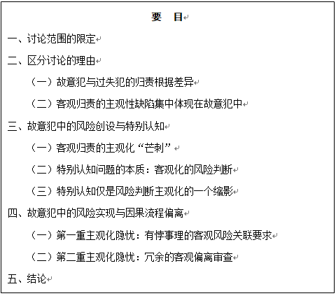 陈尔彦 故意犯中客观归责理论的主观性批判 自由微信 Freewechat