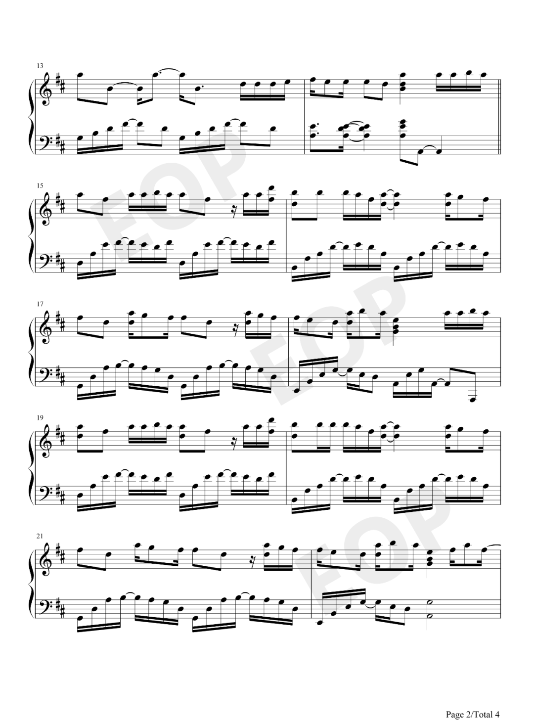 指望,指望钢琴谱,指望钢琴谱下载,郁可唯指望钢琴谱,钢琴谱,钢琴谱下载