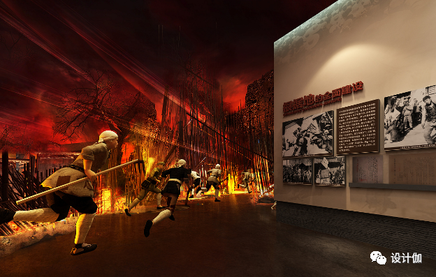 展馆设计出入口：应从人流、货物进出方便、消防安全三个方面考虑