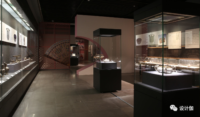 展馆展示设计立面图：前立、后立、左立、右立