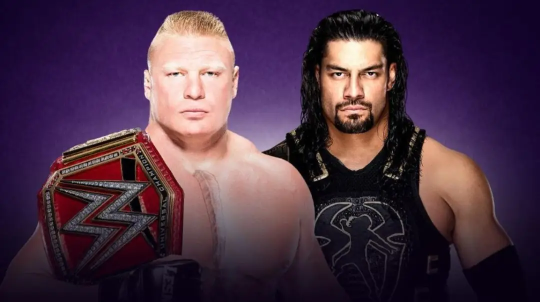 WWE第34届摔角狂热大赛对战表