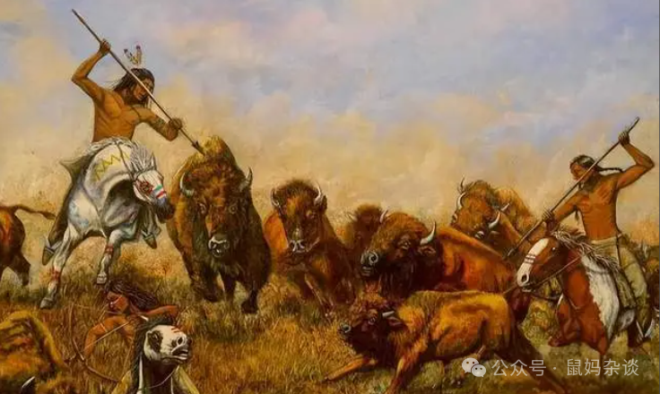 殖民者系统性屠杀野牛摧毁印第安人的生存基础