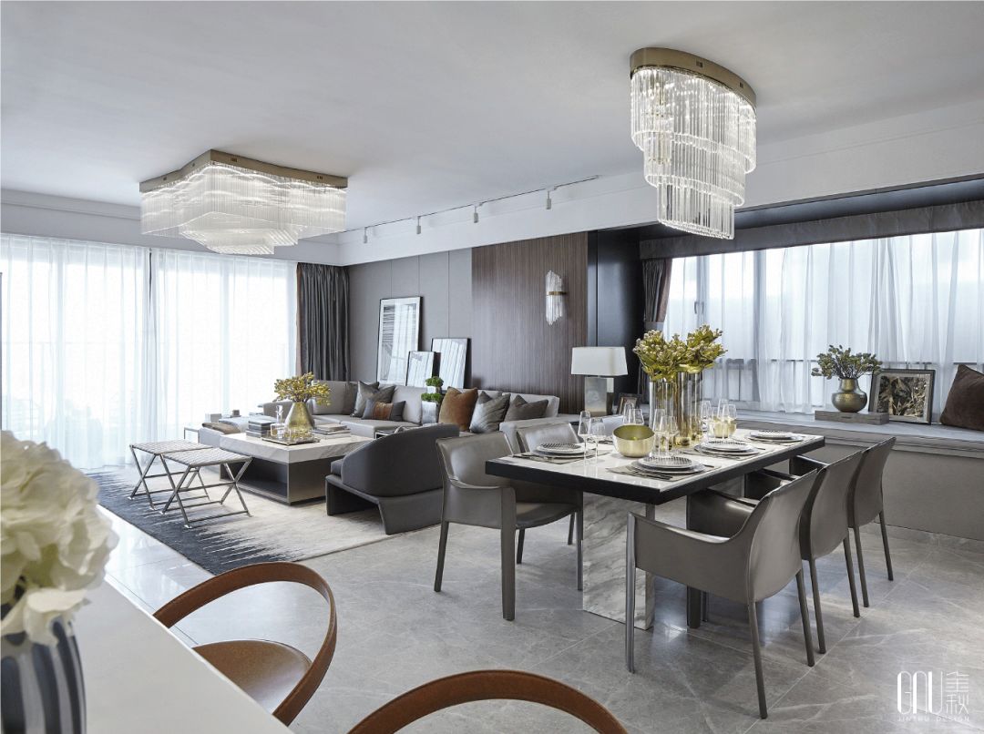 新作 |  GNU金秋设计：现代都市美学与生活意境的居所