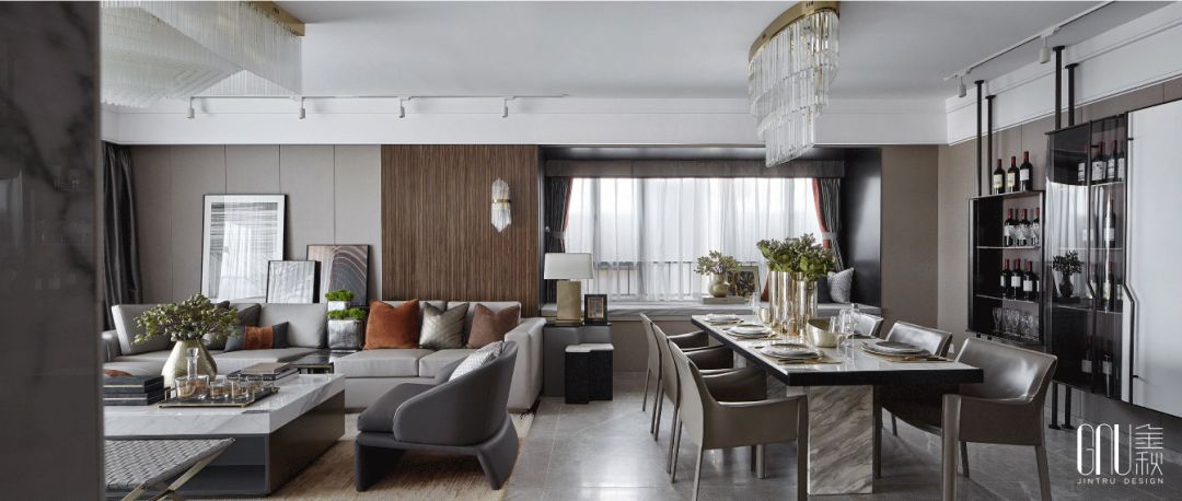 新作 |  GNU金秋设计：现代都市美学与生活意境的居所