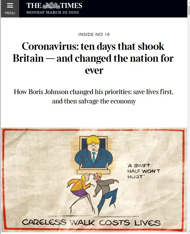重磅！英国首相鲍里斯确诊，从“群体免疫”到国家停摆，10天永远改变英国（组图） - 2