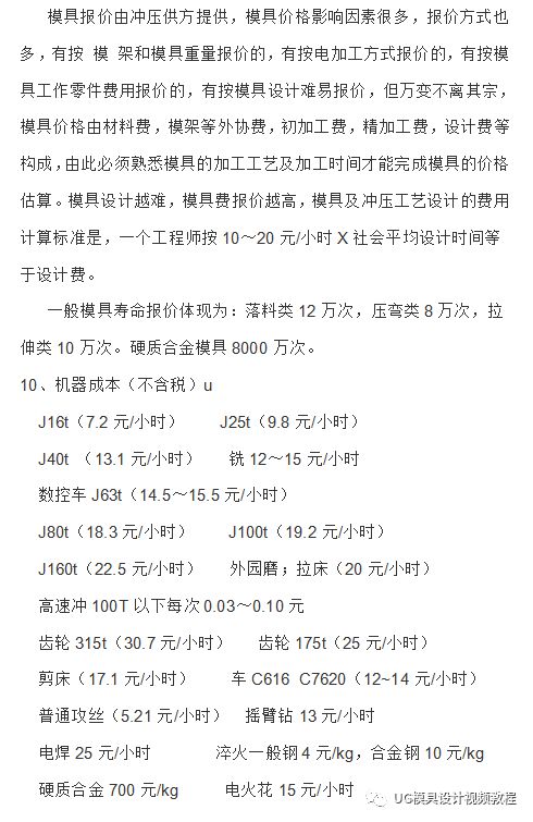淺談：沖壓件、電鍍件、機加工件怎樣報價的潛規則的圖4