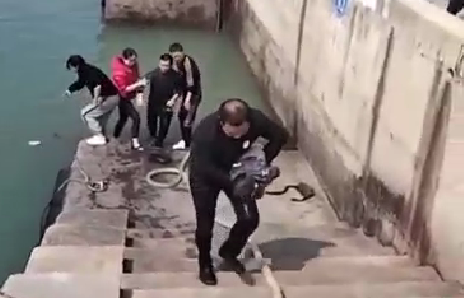 危急时刻！ 4岁男童落海 峰尾两村民勇救落水儿童