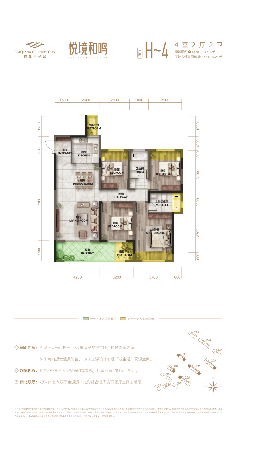 十堰百强世纪城户型图片