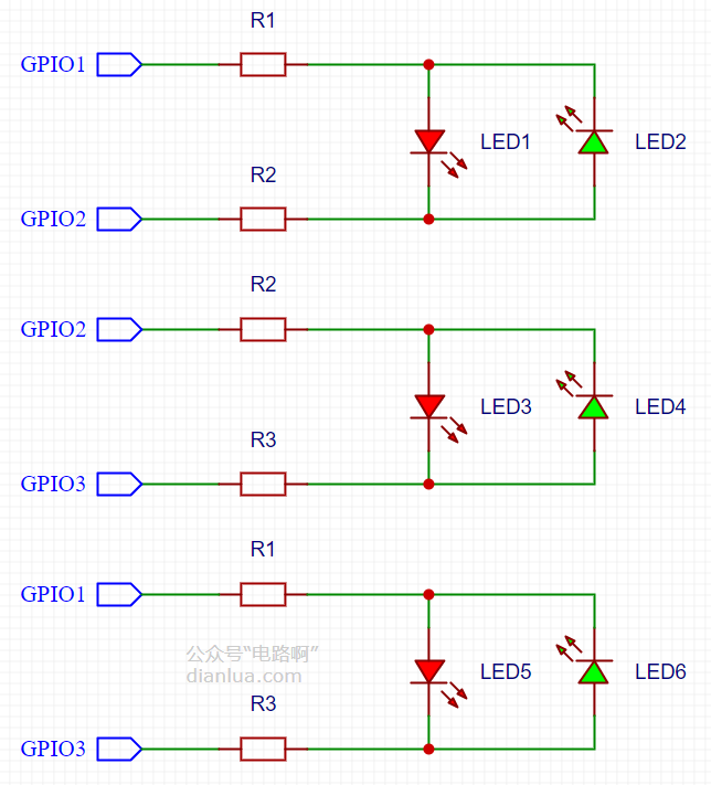 干貨｜用3個IO口控制6個LED燈，怎么做到的？的圖22