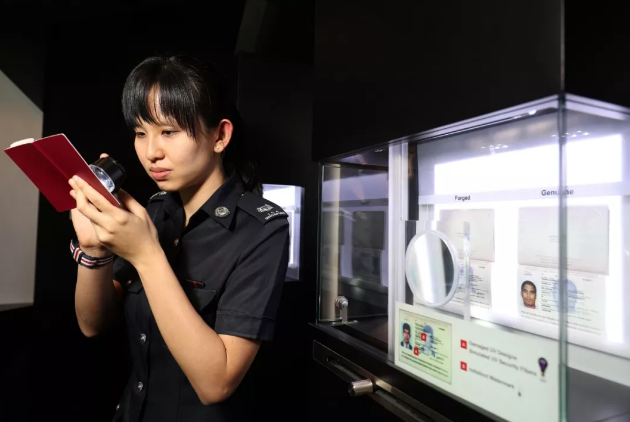 男子伪造警车_新加坡护照_男子伪造印章和材料