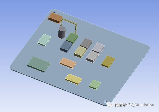 Workbench案例3-PCB電路板芯片熱分析的圖3