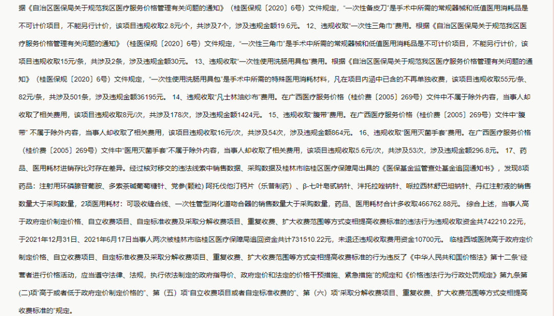 医用钠石灰怎么使用紧急曝光！桂林这家医院收费太黑被罚！你有去过吗？_https://www.jmylbn.com_新闻资讯_第9张