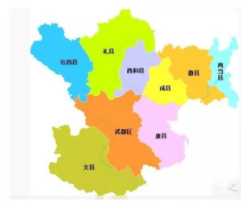 甘肃陇南武都地理位置图片