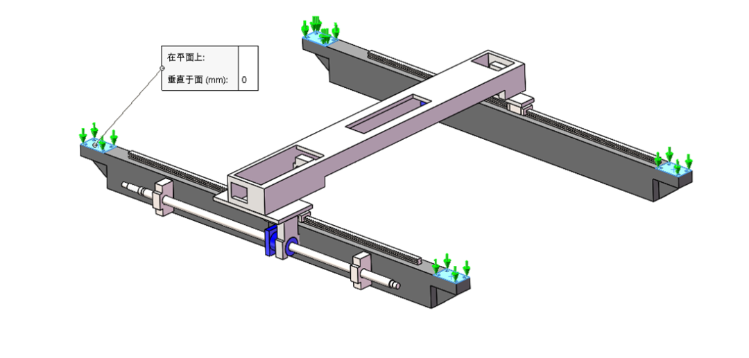 技术干货丨SolidWorksSimulation龙门架两轴模组设备分析 
