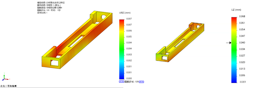 技术干货丨SolidWorksSimulation龙门架两轴模组设备分析 