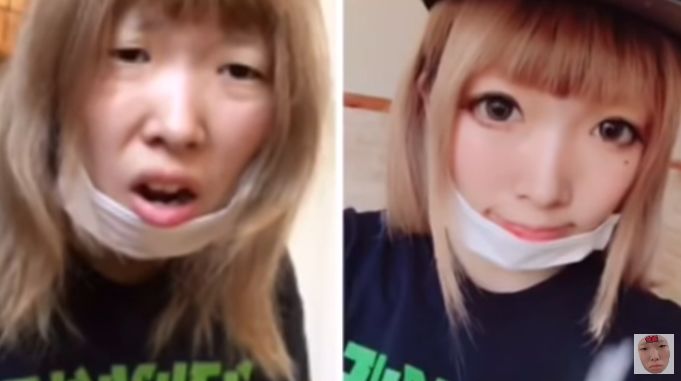 自称“奇迹的丑女”的日本网红妹子，化妆前后堪比整容和换头...（组图） - 13