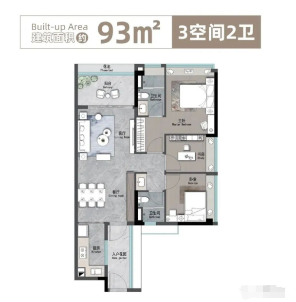 天河源筑项目优缺点！*新消息3#已取证建面91-142㎡