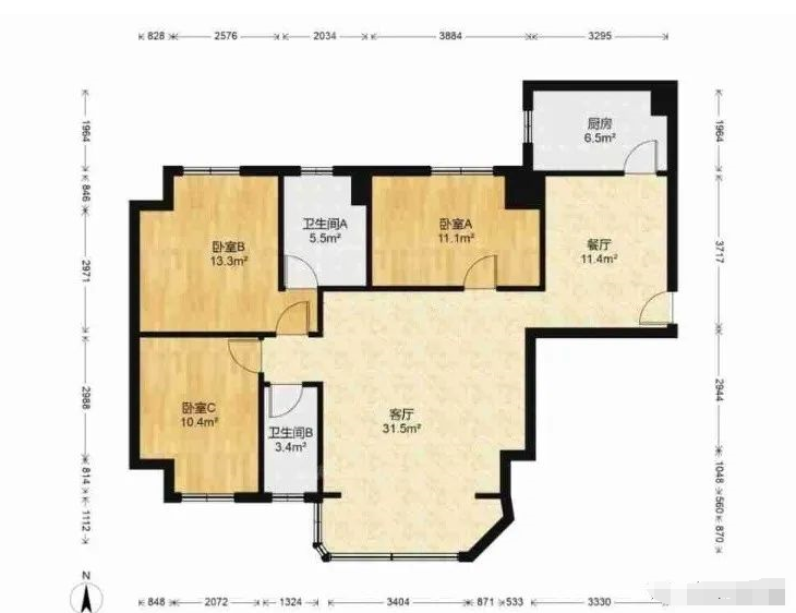 广州天河北二手房，祥龙花园，总价788万！