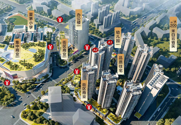 白云湖花城云著广州*“刚”户型！265万买三房