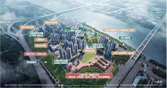 南沙新盘亮相！75㎡三房 小户型低总价 学校就在家门口——越秀滨海花城