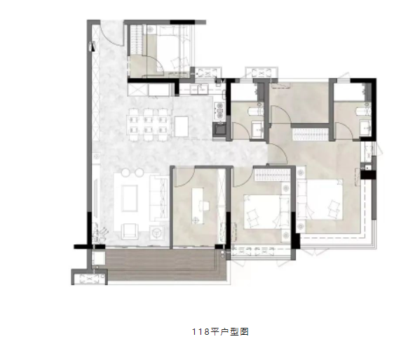 78方做三房两卫！中建天河精诚壹号户型图曝光，卷爆天河！