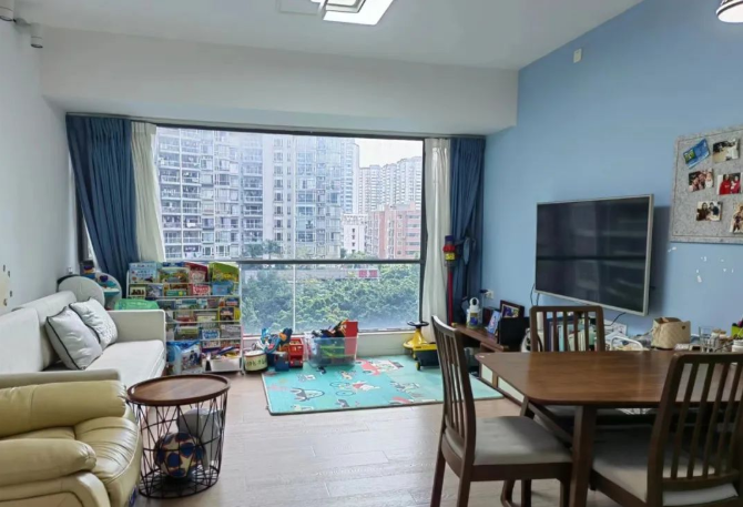 天河北总价668万 | 中怡城市花园，69平，满五*、学位不占用、看房方便！