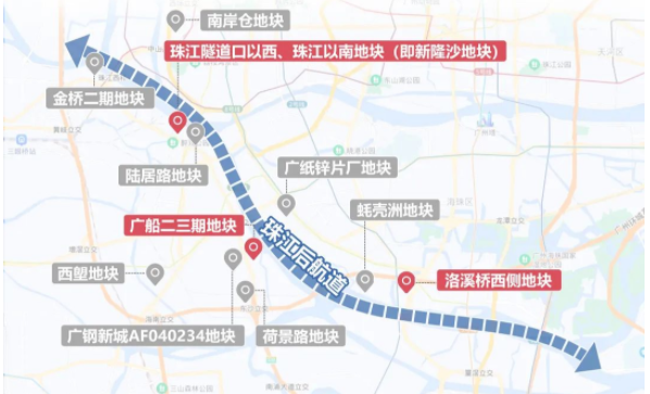 超10豪宅集结！这场土拍后，广州后航道全是“高手”！