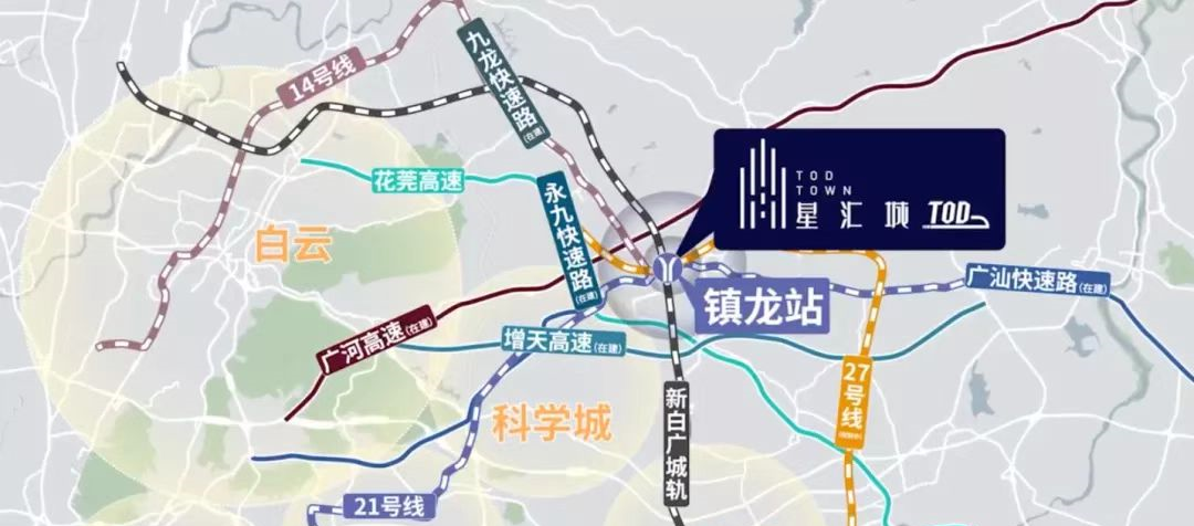 190万买*三房《越秀星汇城TOD》建面约81-104㎡！