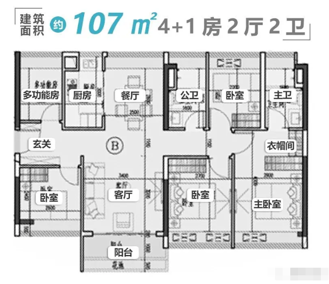白云珠实嘉悦湾89-112㎡全南向户型，值不值得买？