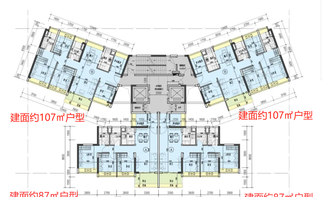 白云珠实嘉悦湾89-112㎡全南向户型，值不值得买？