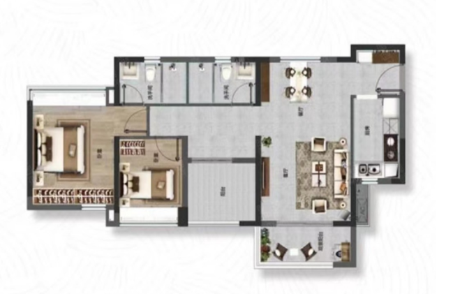 白云绿城江府海棠3月*开，吹风价2.2-2.4万/㎡！