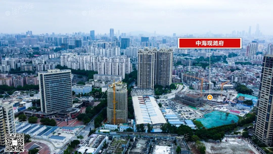 海珠【中海·观澔府】南向望江，建面约88-124㎡三*四房！