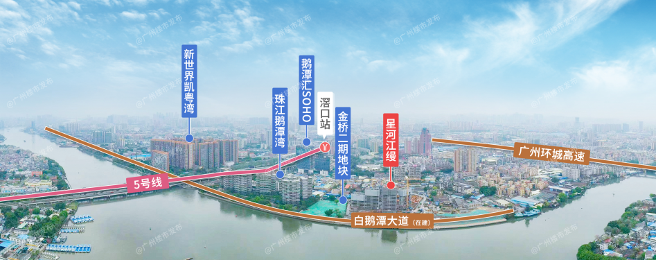 星河江缦，广州江景天花板*推176㎡-235㎡！